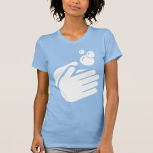 Camiseta Lave Suas Mãos - Enfermeiro de Higiene e Gripe