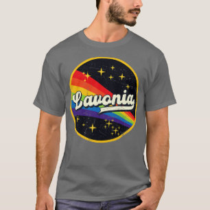Camiseta Lavonia Rainbow No Espaço Vintage GrungeStyle