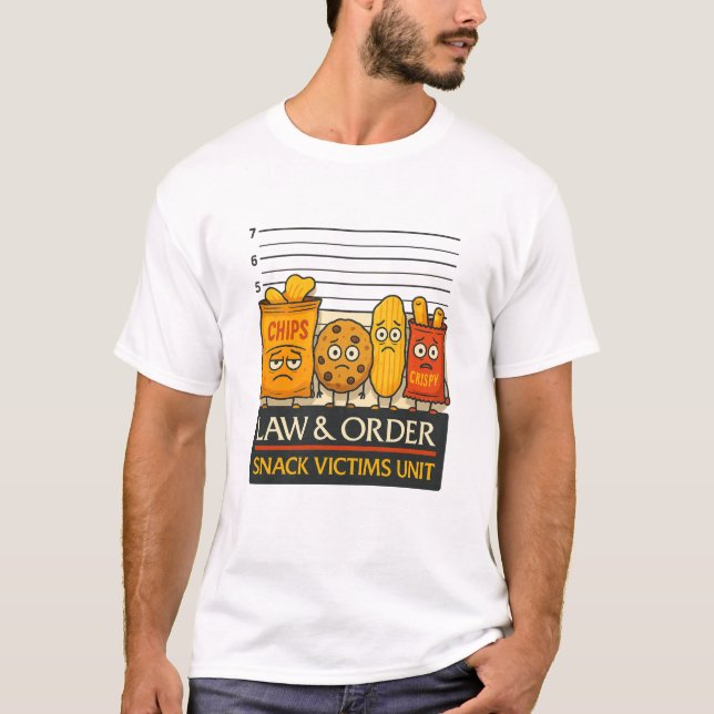 Camiseta Law & Order Snack Victims Unit Shirt (Frente)