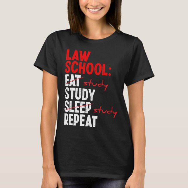 Camiseta Law School Essentials Law School Gradute Law (Frente)