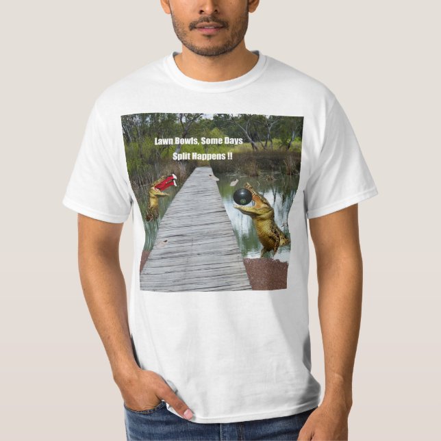 Camiseta Lawn Bowls - Austrália Dividir Acontece, Meninas V (Frente)