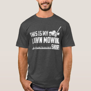 Camiseta Lawn Mower Este É O Meu Jardim De Cabeças