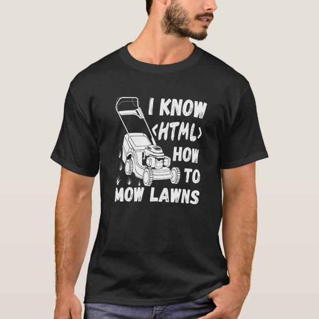 Camiseta Lawn Mowerer Lawn Mears Groundskeeper Eu O Conheço (Frente)