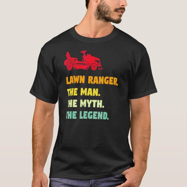 Camiseta Lawn Ranger O Homem O Cavaleiro Do Mito (Frente)