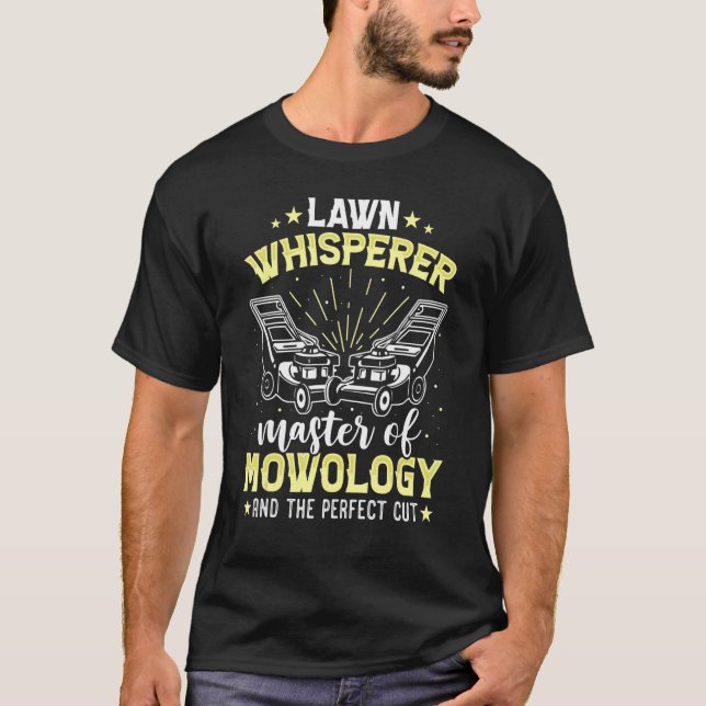 Camiseta Lawn Whisperer Landscaper Lawn Care Landscaper (Frente)