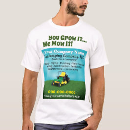 Camiseta Lawncare Landscaping Grass Cutting