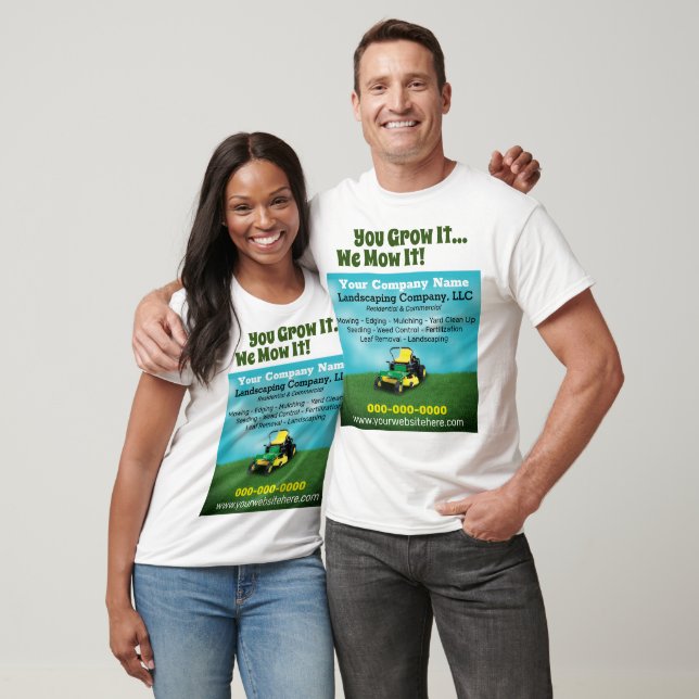 Camiseta Lawncare Landscaping Grass Cutting (Unissex)