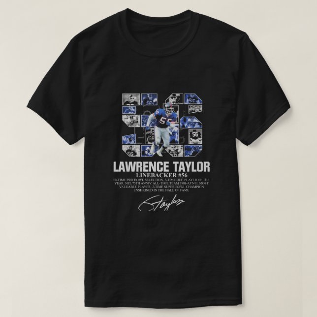 Camiseta Lawrence Taylor (Frente do Design)