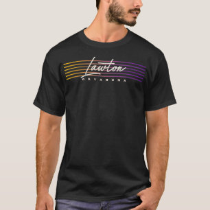 Camiseta Lawton Nostalgic Retro Style Oklahoma