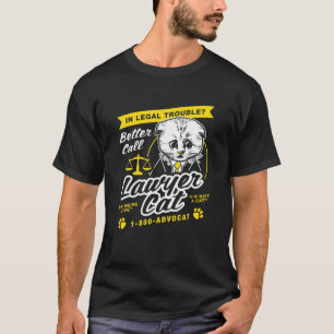 Camiseta Lawyer Cat - Não sou um Filtro de Gatinhos