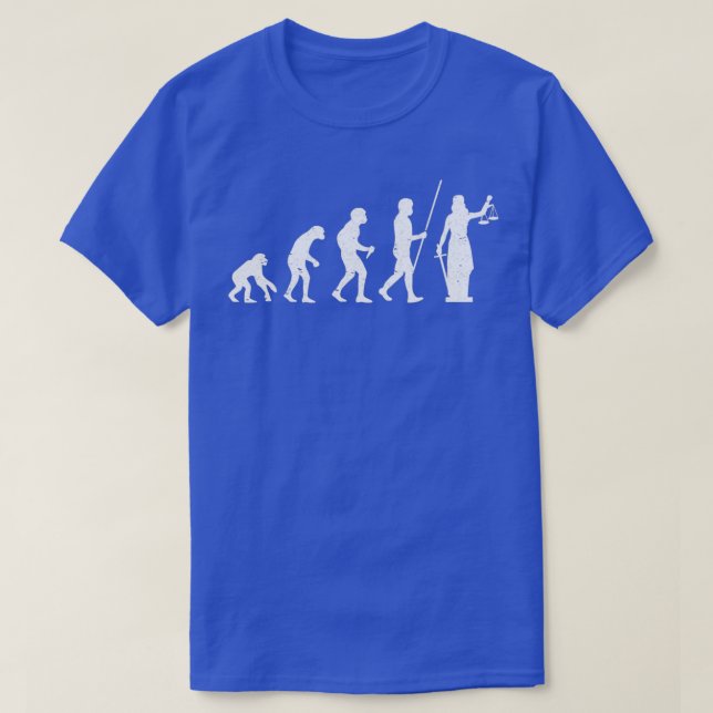 Camiseta Lawyer lawyer Jura Justitia Evolution gift (Frente do Design)