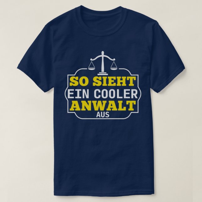 Camiseta Lawyer Lawyer Lawyer Lawyer Saying Cool (Frente do Design)