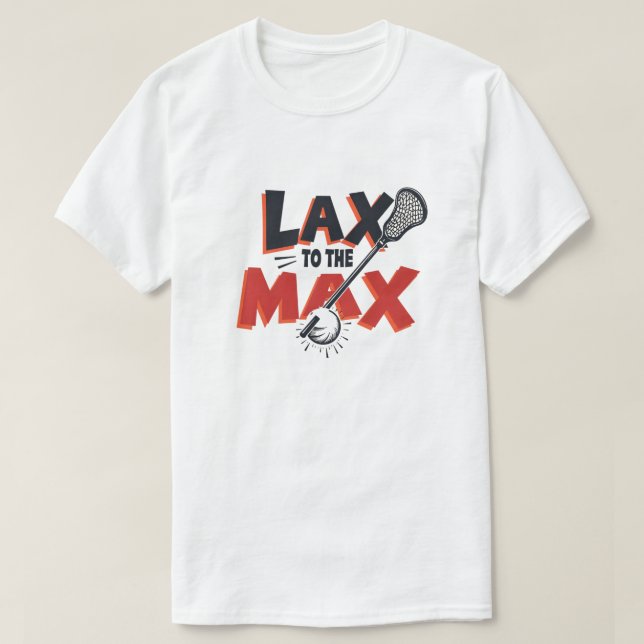 Camiseta Lax para o Max (Frente do Design)
