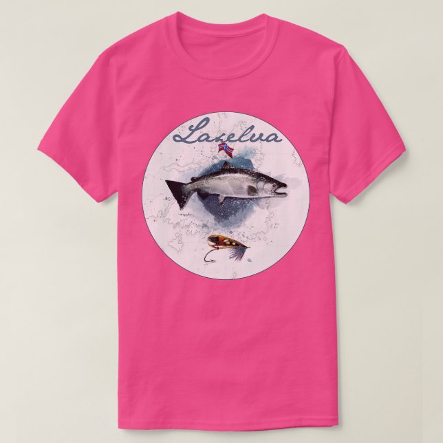 Camiseta Laxelva Noruega (Frente do Design)