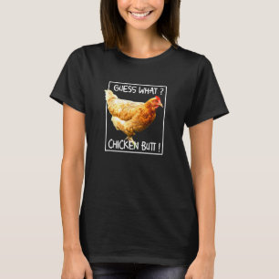 Camiseta Lay Hen Chicken Adivinha Que Bumbum De Frango