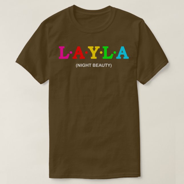Camiseta Layla Night Beauty 1 (Frente do Design)