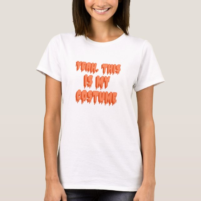 Camiseta Lazy costume (Frente)