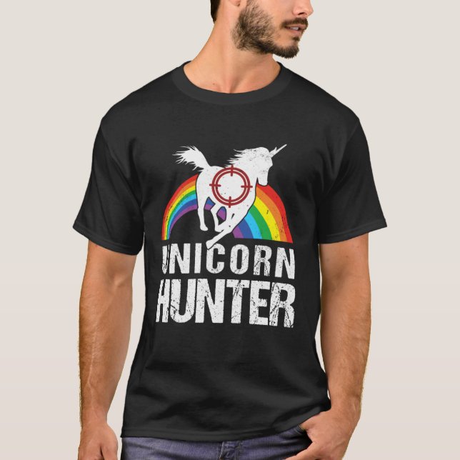 Camiseta Lazy Halloween Costume Fairy Rainbow Unicorn Hunte (Frente)