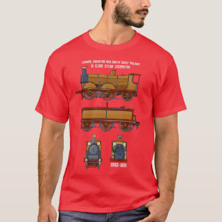 Camiseta LB SCR B1 Classe British Steam Train Locomotive