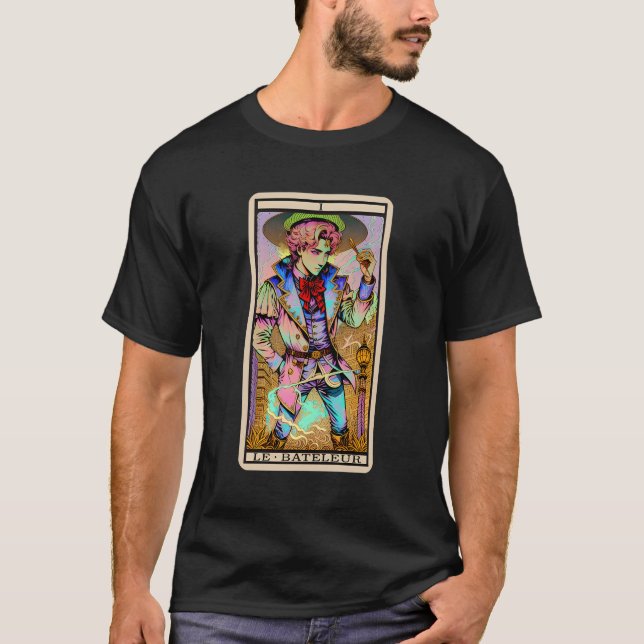 Camiseta Le Bateleur O Mago Tarot Inspirou Arte (Frente)