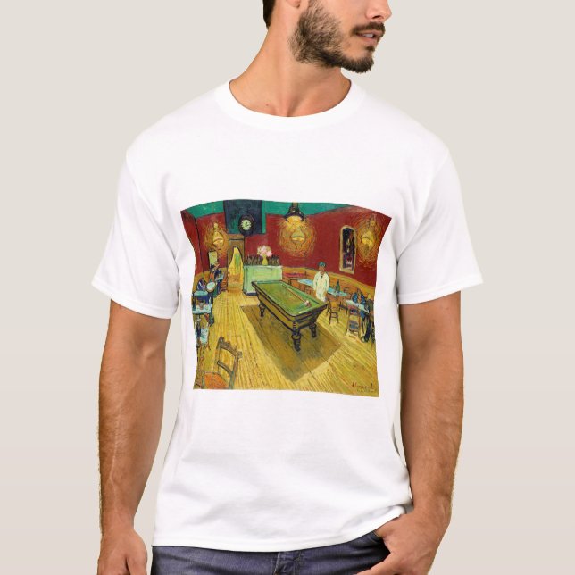 Camiseta Le café de nuit (The Night Café) por Vincent van G (Frente)