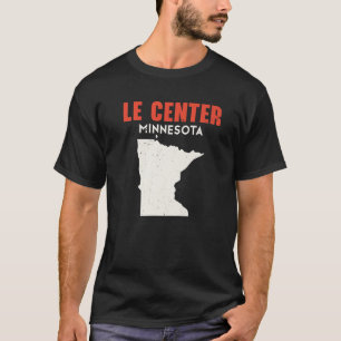 Camiseta Le Center Minnesota USA State America Viagem Minne