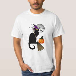 Camiseta Le Chat Noir - Halloween Witch Cat