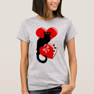Camiseta Le Chat Noir Heart Candy Dia dos Namorados
