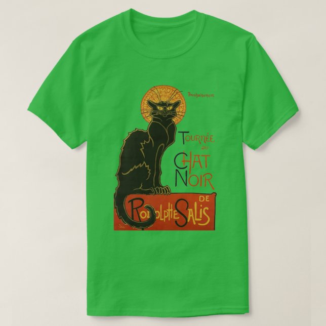 Camiseta Le Chat Noir t (Frente do Design)