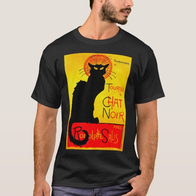 Camiseta Le Chat Noir Vintage (Frente)