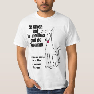 Camiseta Le chien est le meilleur ami de l'homme