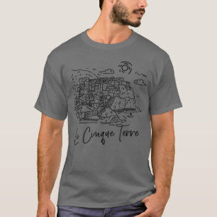 Camiseta Le Cinque Terre Italy Europe Vacation Viagem