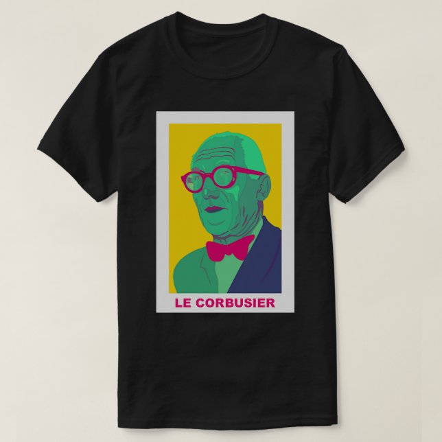 Camiseta Le Corbusier O Espírito do Design moderno (Frente do Design)