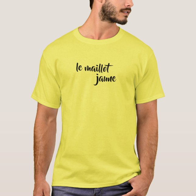 Camiseta Le Maillot Jaune Yellow Jersey Brush Brushaft (Frente)