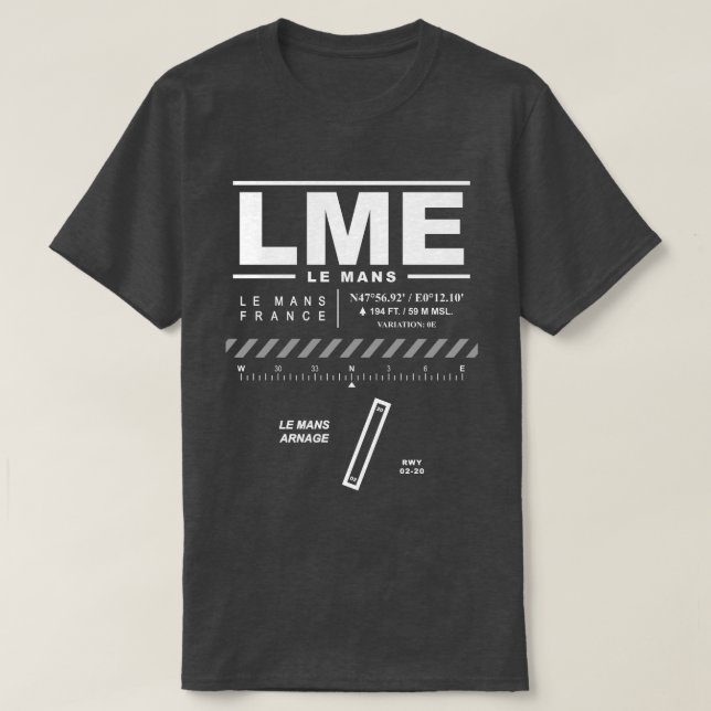 Camiseta Le Mans Array Airport LME T-Shirt (Frente do Design)