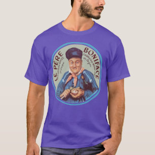 Camiseta Le Pere Boniface Vintage Francophile Cheese Label