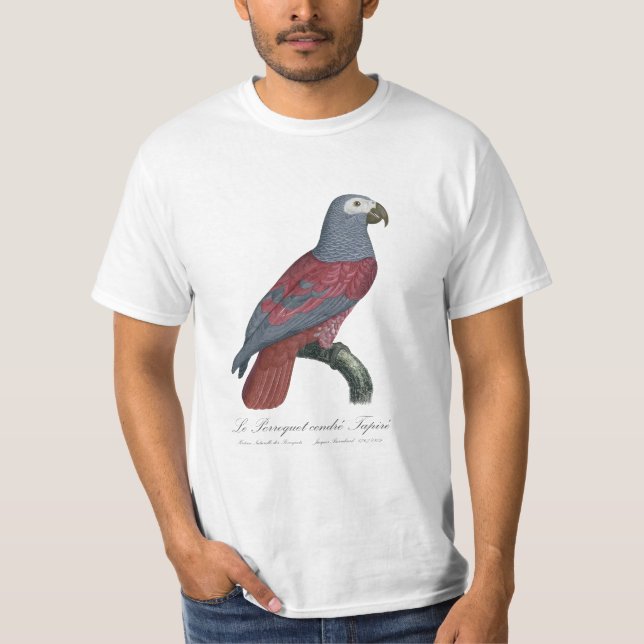 Camiseta Le Perroquet cendre Tapire (Frente)