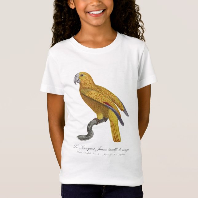 Camiseta Le Perroquet Jaune ecaille de rouge (Frente)