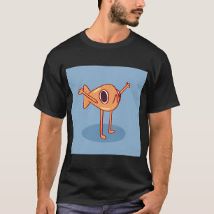 Camiseta Le Poisson Steve Desenho Música TikTok