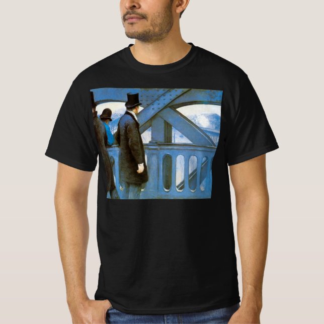 Camiseta Le Pont de l'Europe de Gustave Caillebotte (Frente)