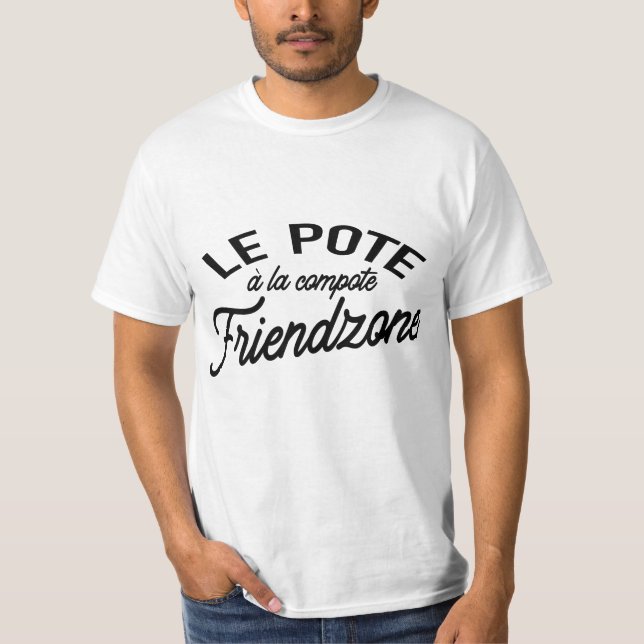 Camiseta le pote à la compote friendzone (Frente)