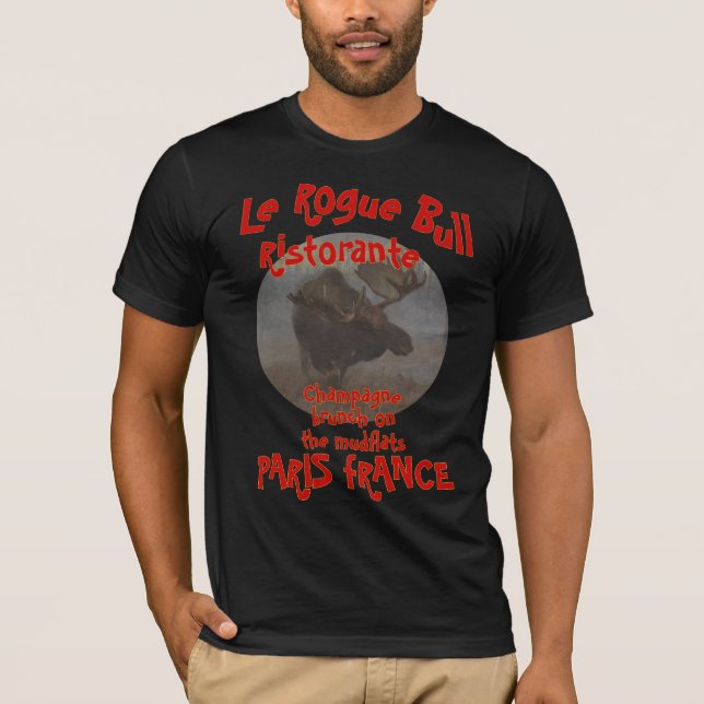 CAMISETA LE ROGUE BULL RISTORANTE PARIS FRANÇA (Frente)