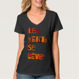Camiseta Le Vent Se Leve, Francês