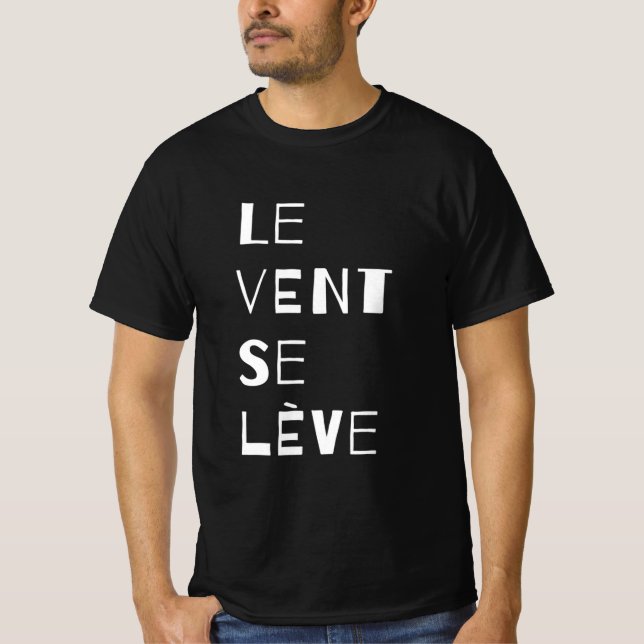 Camiseta Le Vent Se Leve - T-Shirt Branco (Frente)