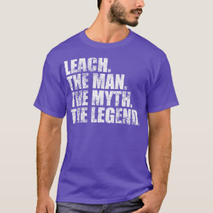 Camiseta Leach Family name Leach Leach sobrenome Leach Surn