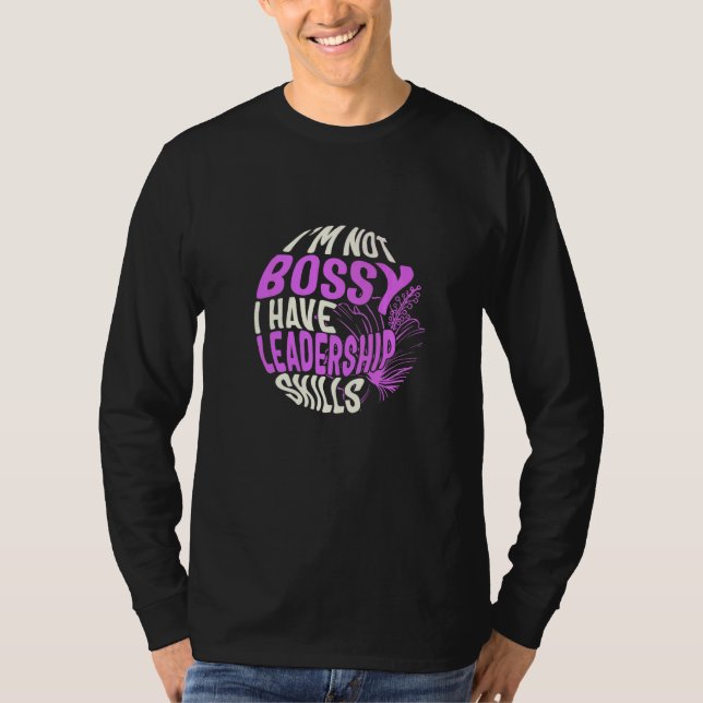 Camiseta Leadership Leader Inspirational Motivating Boss Ma (Frente)