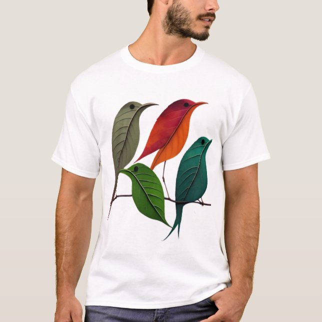 Camiseta Leaf Birds Harmony (Frente)