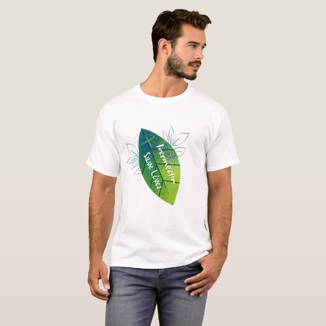 Camiseta Leaf Ivermectin salva vidas (Frente Completa)