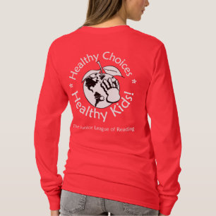 Camiseta Leage júnior de ler a Capa longa T