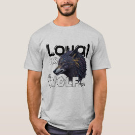 Camiseta Leal como mochila de lobo